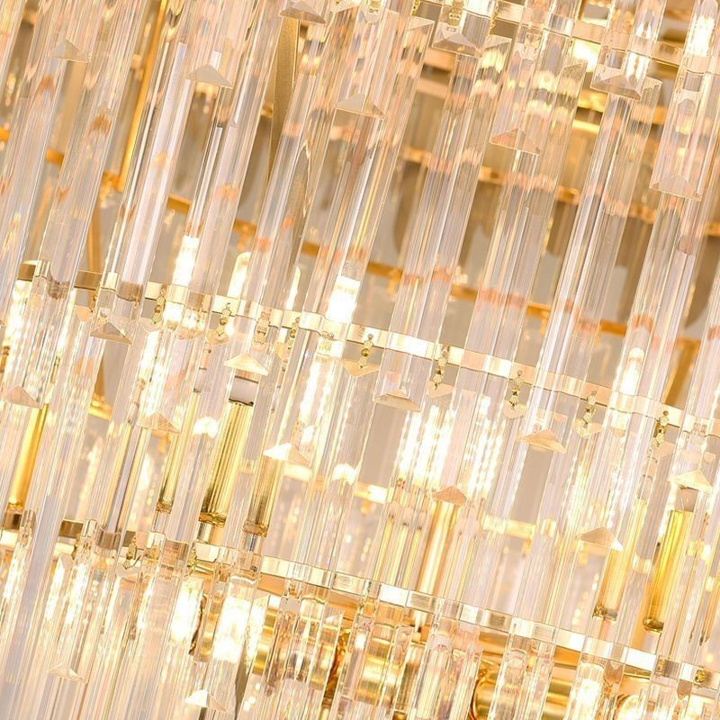 Lampadario a sospensione in cristallo per soffitto stile europeo