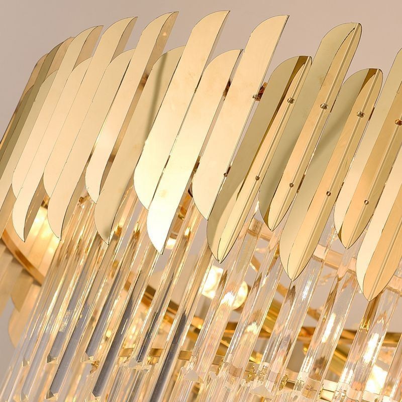 Lampadario a sospensione in cristallo per soffitto stile europeo