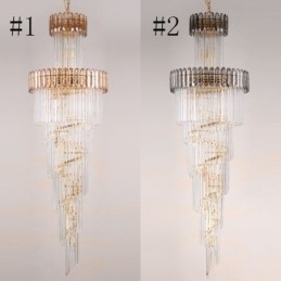 Lampada a sospensione in cristallo moderna europea