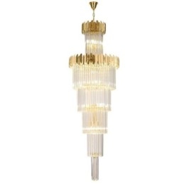 Lampada a sospensione moderna in cristallo per soffitto