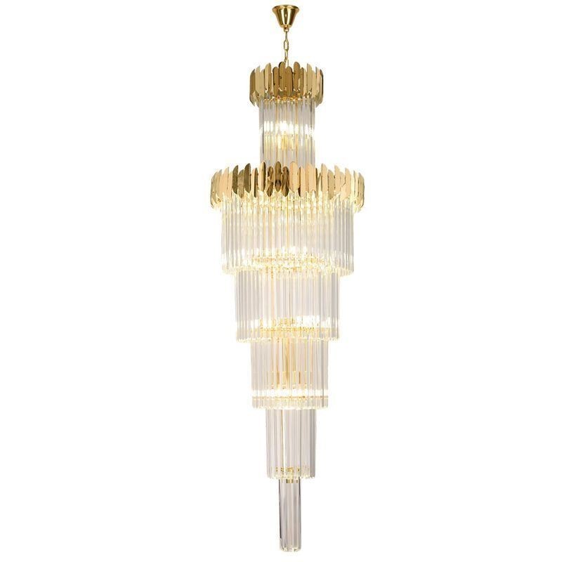 Lampada a sospensione moderna in cristallo per soffitto