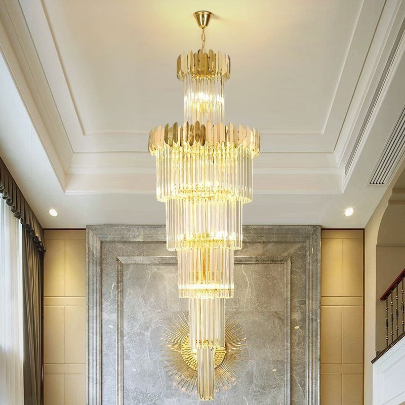 Lampada a sospensione moderna in cristallo per soffitto
