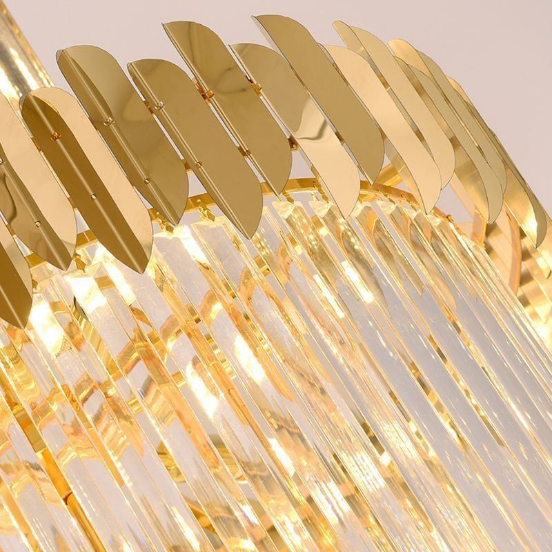 Lampada a sospensione moderna in cristallo per soffitto