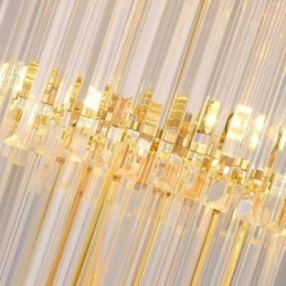 Lampada a sospensione moderna in cristallo per soffitto