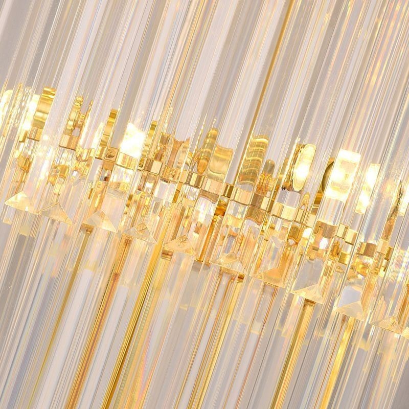 Lampada a sospensione moderna in cristallo per soffitto