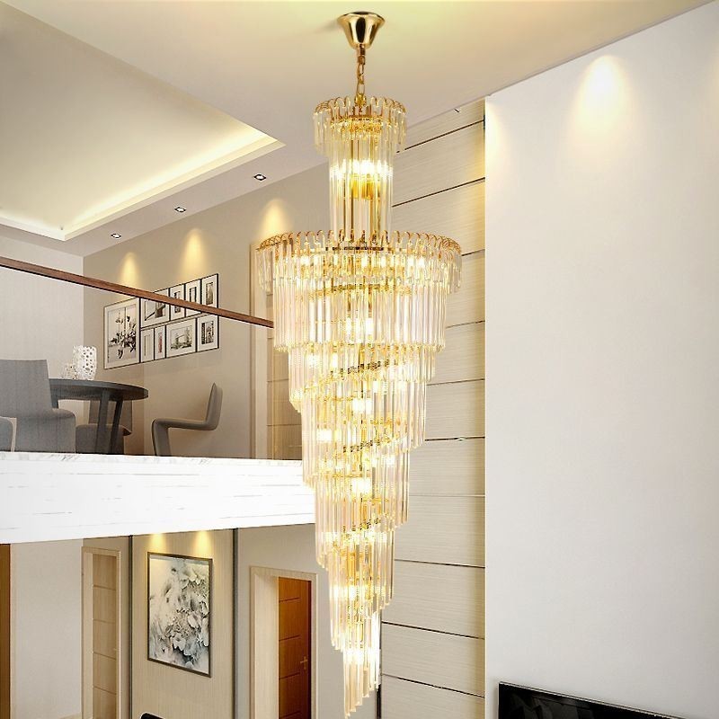 Lampada a sospensione moderna in cristallo