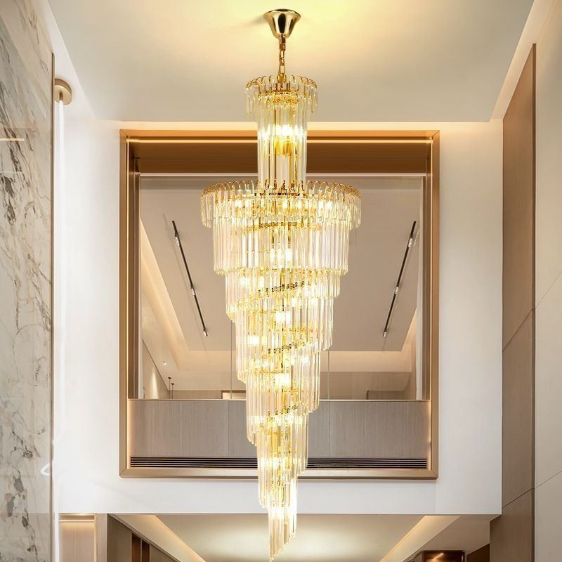 Lampada a sospensione moderna in cristallo
