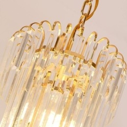 Lampada a sospensione moderna in cristallo