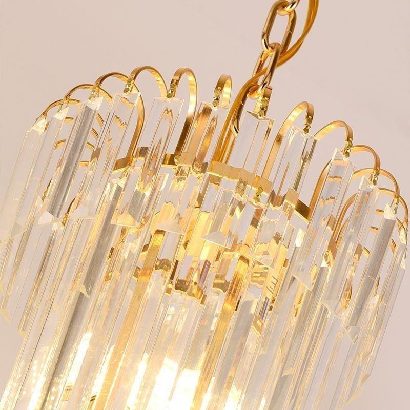 Lampada a sospensione moderna in cristallo
