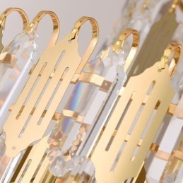 Lampada a sospensione moderna in cristallo da soffitto