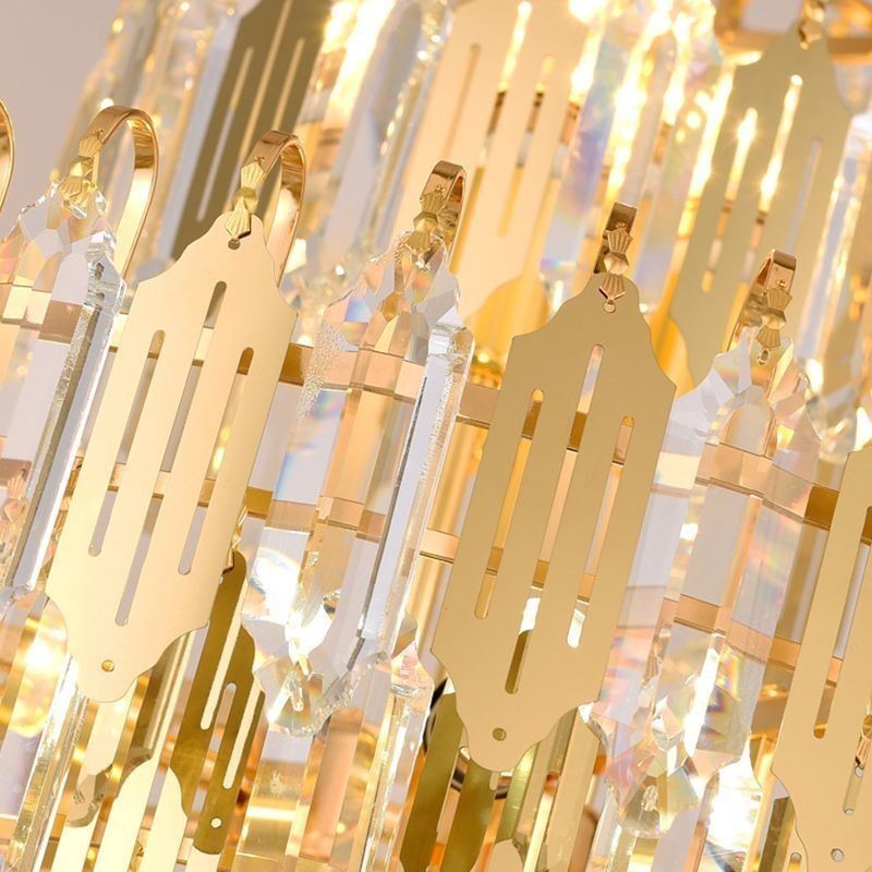 Lampada a sospensione moderna in cristallo da soffitto