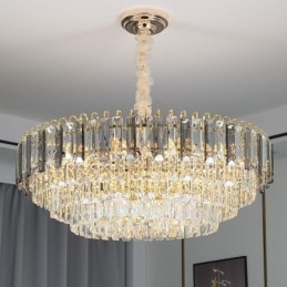 Lampada a sospensione in cristallo stile europeo 12/16 luci E12/E14