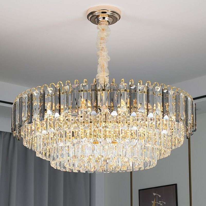 Lampada a sospensione in cristallo stile europeo 12/16 luci E12/E14