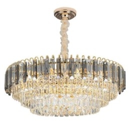 Lampada a sospensione in cristallo stile europeo 12/16 luci E12/E14