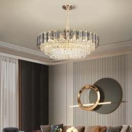 Lampada a sospensione in cristallo stile europeo 12/16 luci E12/E14