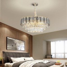 Lampada a sospensione in cristallo stile europeo 12/16 luci E12/E14