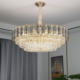 Lampada a sospensione in cristallo stile europeo 12/16 luci E12/E14