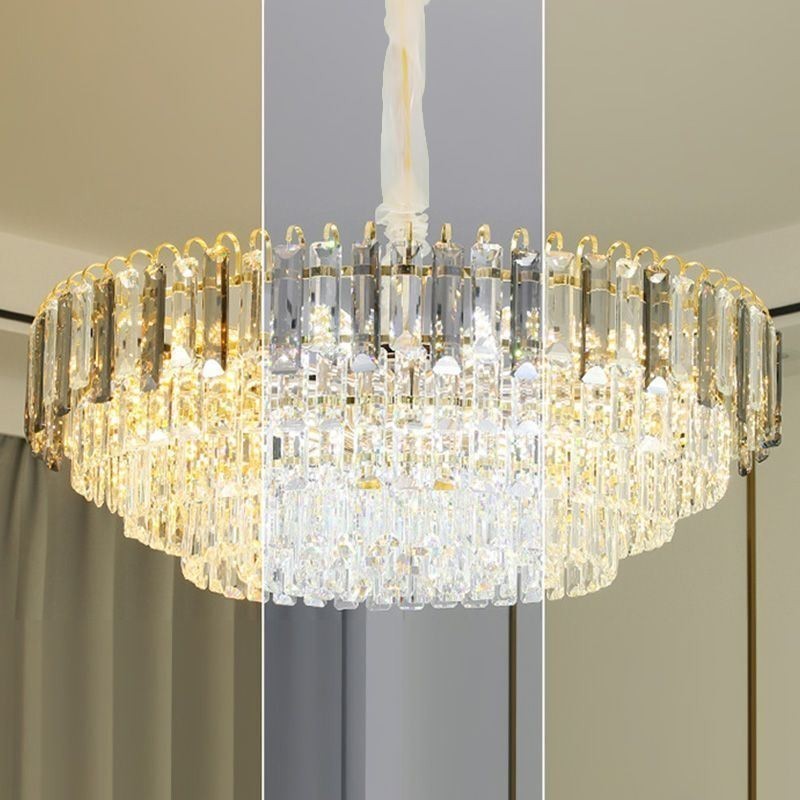 Lampada a sospensione in cristallo stile europeo 12/16 luci E12/E14