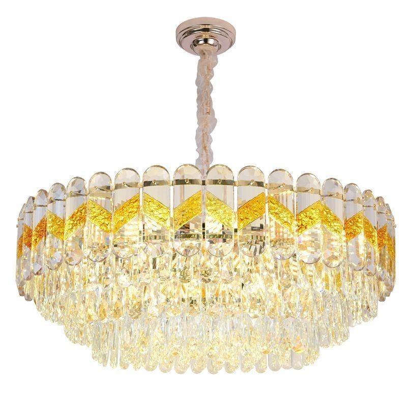 Lampadario a sospensione in cristallo stile europeo 9/12/16 luci E12/E14