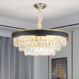 Lampadario moderno in cristallo 9/12/16 luci E12/E14