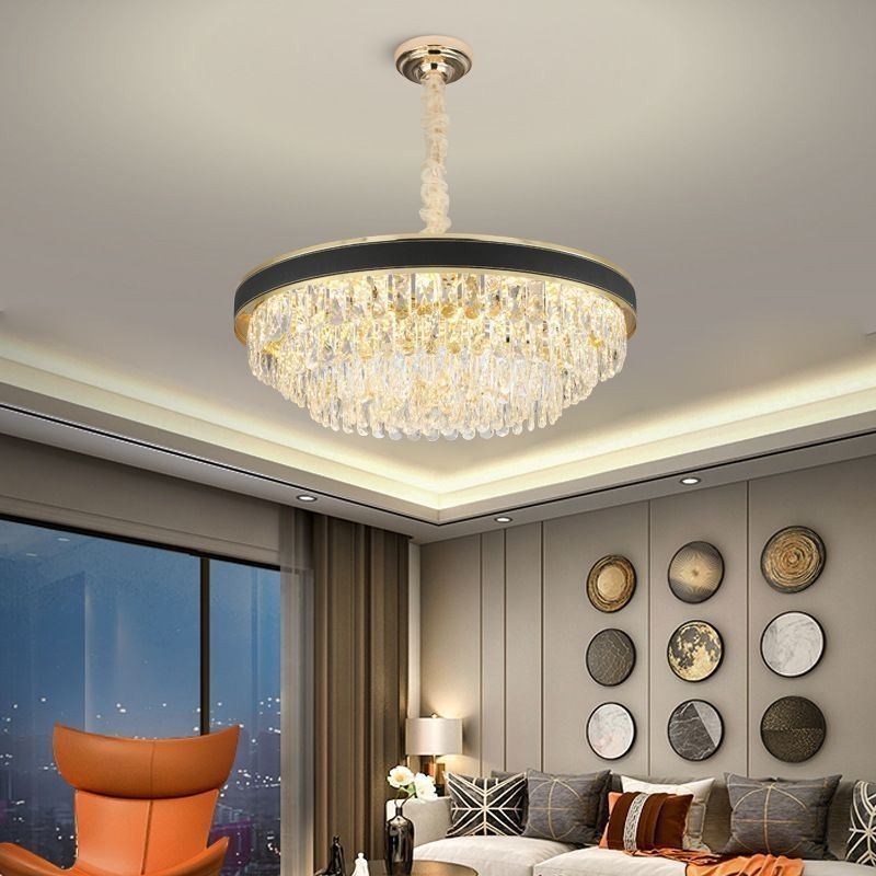 Lampadario moderno in cristallo 9/12/16 luci E12/E14