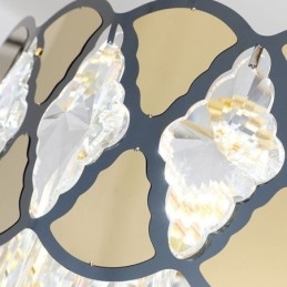 Lampadario a sospensione in cristallo stile europeo, 9/12 luci, E12/E14