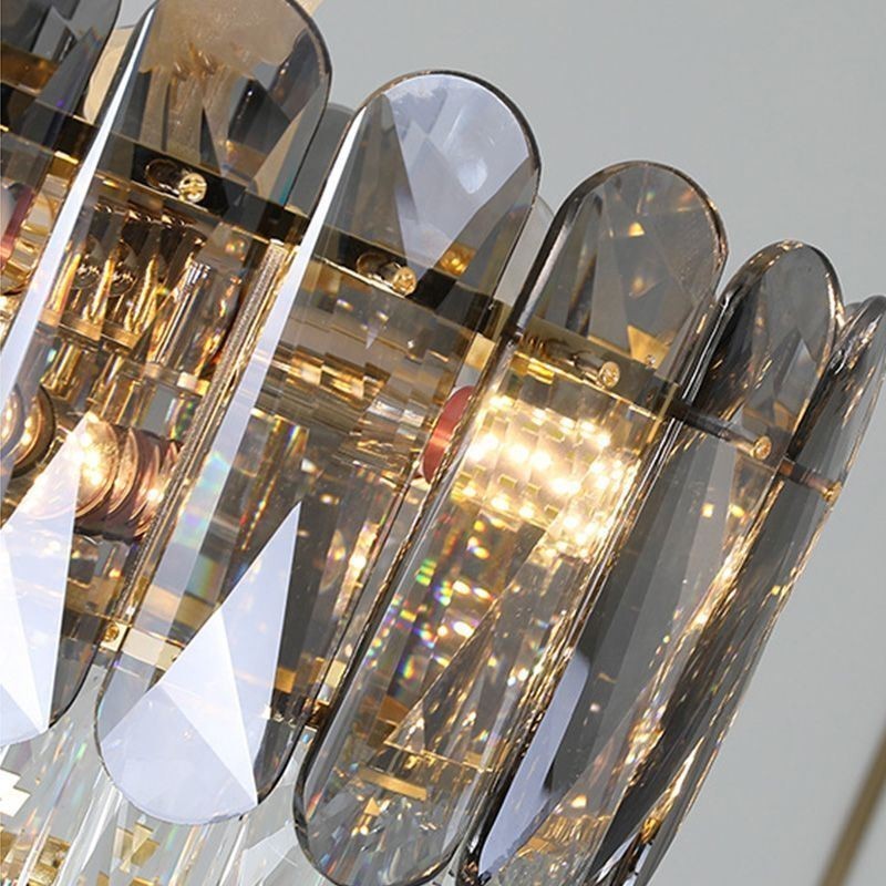 Lampadario a sospensione in cristallo stile europeo E12/E14 9/12/16 luci
