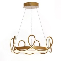 Lampada a sospensione LED Crown in alluminio 1 luce