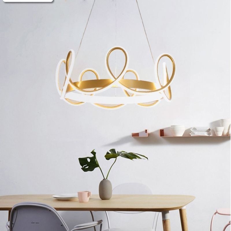 Lampada a sospensione LED Crown in alluminio 1 luce