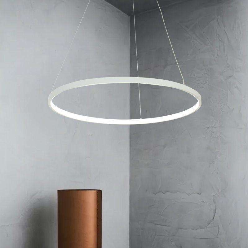 Lampada a sospensione LED circolare in acrilico