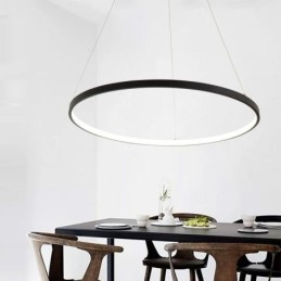 Lampada a sospensione LED circolare in acrilico