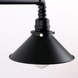 Lampadario a sospensione industriale retrò vintage a 3 luci stile rustico country