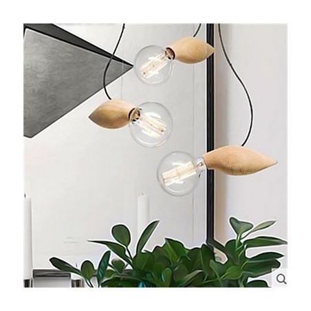 Lampadario a sospensione mini country retrò con uccellino, 35 cm