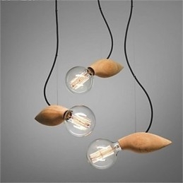Lampadario a sospensione mini country retrò con uccellino, 35 cm