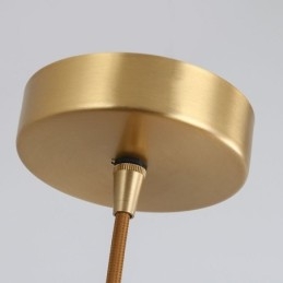 Lampada a sospensione LED moderna in ottone e acrilico 8 W