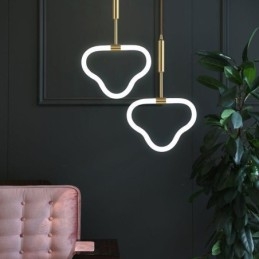 Lampada da soffitto LED moderna in acrilico dimmerabile