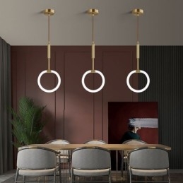 Lampada da soffitto LED moderna in acrilico dimmerabile
