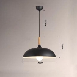 Lampada a sospensione moderna Macaron colorata in alluminio E26/E27