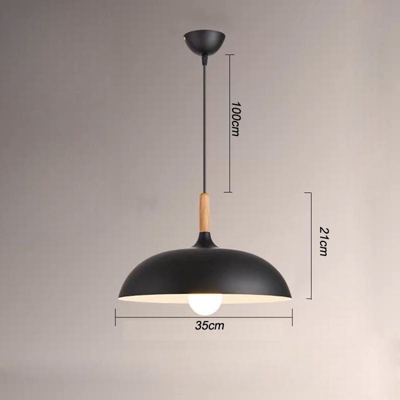 Lampada a sospensione moderna Macaron colorata in alluminio E26/E27
