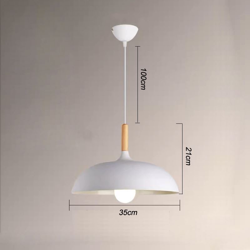 Lampada a sospensione moderna Macaron colorata in alluminio E26/E27