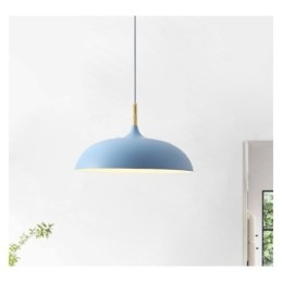 Lampada a sospensione moderna Macaron colorata in alluminio E26/E27