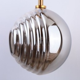 Lampada a sospensione globo in vetro decorativo stile nordico