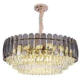 Lampada a sospensione in cristallo stile europeo E12/E14 9/12/16 luci
