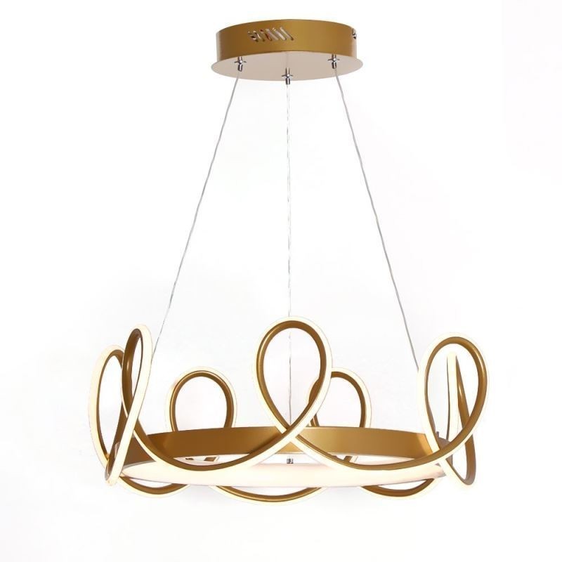 Lampada a sospensione LED Crown in alluminio, 1 luce, 50 W, 50 x 20 cm