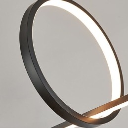 Lampada a sospensione LED minimalista nordica 4 luci 72W L110×A25 cm