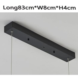 Lampada a sospensione LED minimalista nordica 4 luci 72W L110×A25 cm