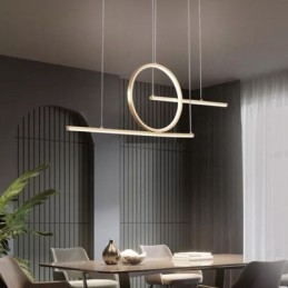 Lampada a sospensione LED minimalista nordica L90 × A30 cm 40W 3200 lm