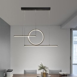 Lampada a sospensione LED minimalista nordica L90 × A30 cm 40W 3200 lm
