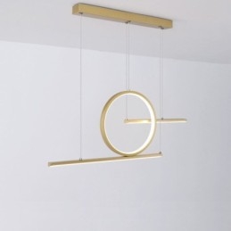 Lampada a sospensione LED minimalista nordica L90 × A30 cm 40W 3200 lm