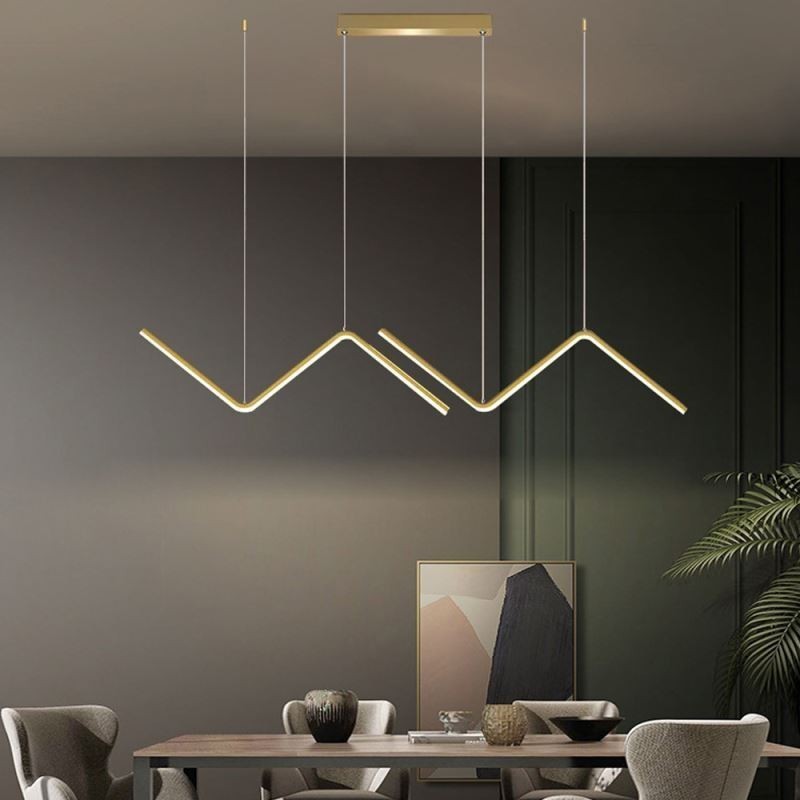 Lampada a sospensione LED minimalista nordica 24W L90 × A24 cm